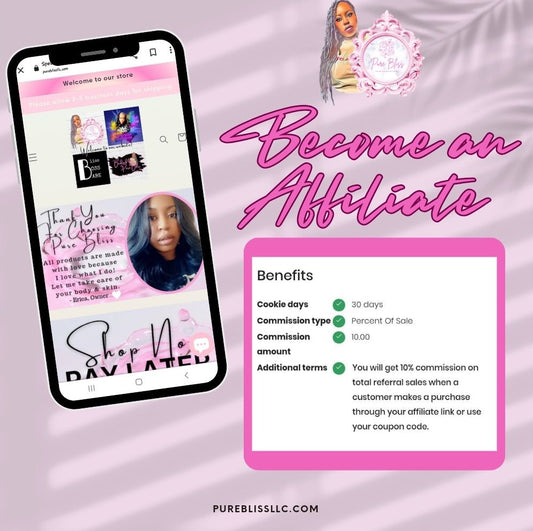 Unleashing your Potential: Become an Affiliate for a Skincare business - Pureblissllc