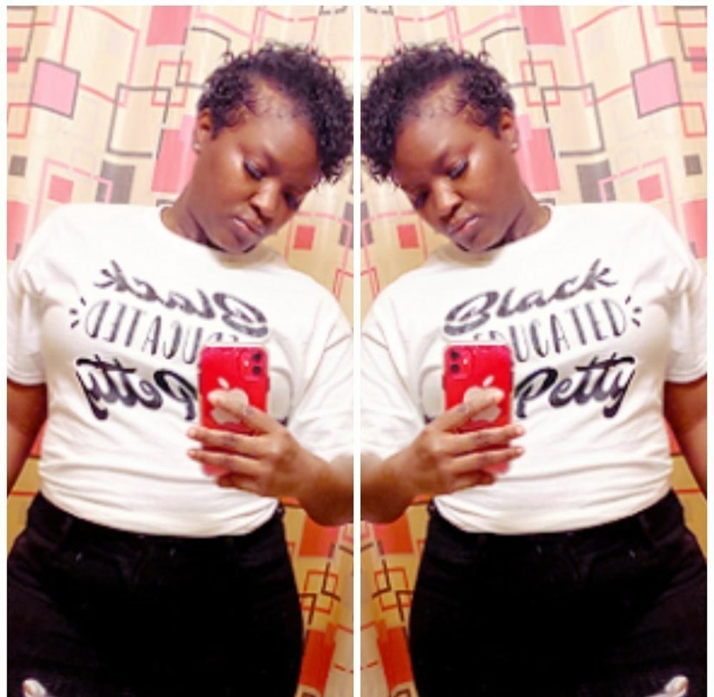 Black, Educated & Petty tee - Pureblissllc