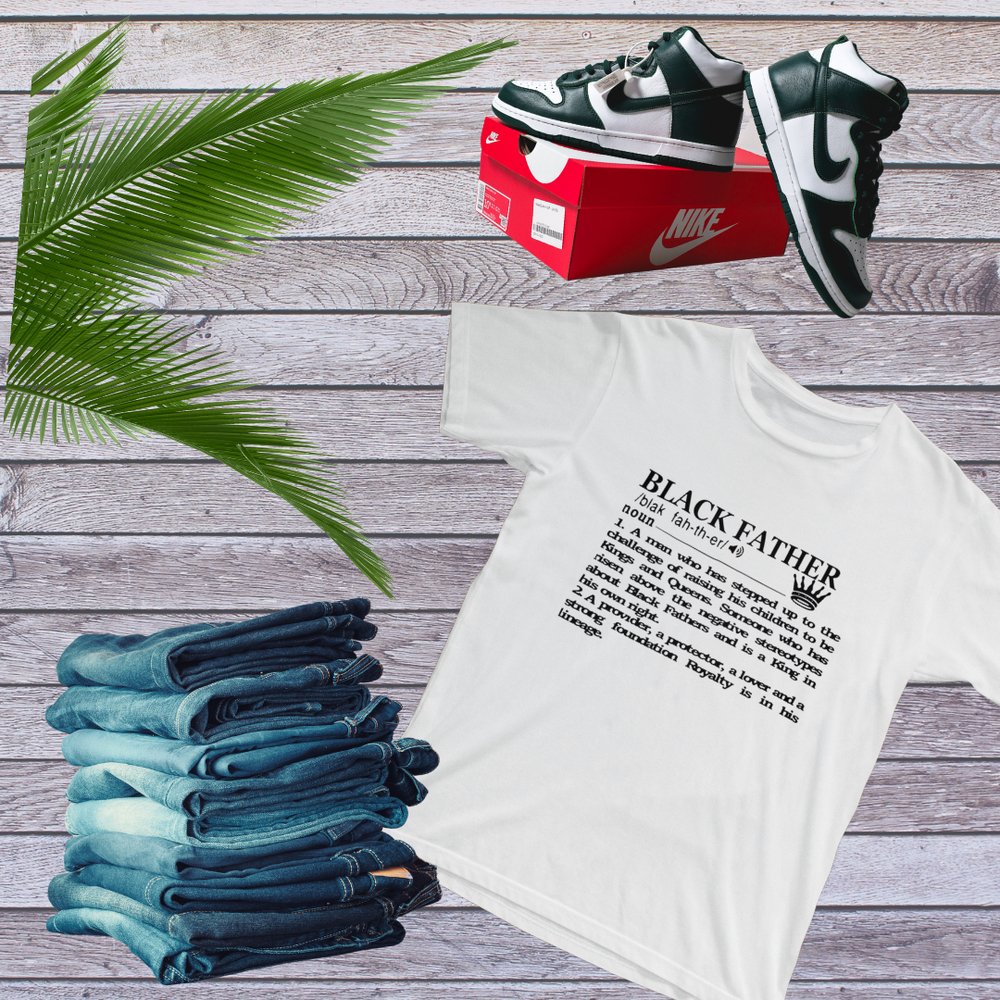 Black Father Tee - Pureblissllc
