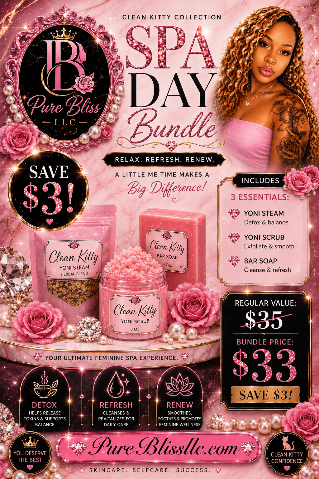 Clean Kitty yoni bundles - Pureblissllc