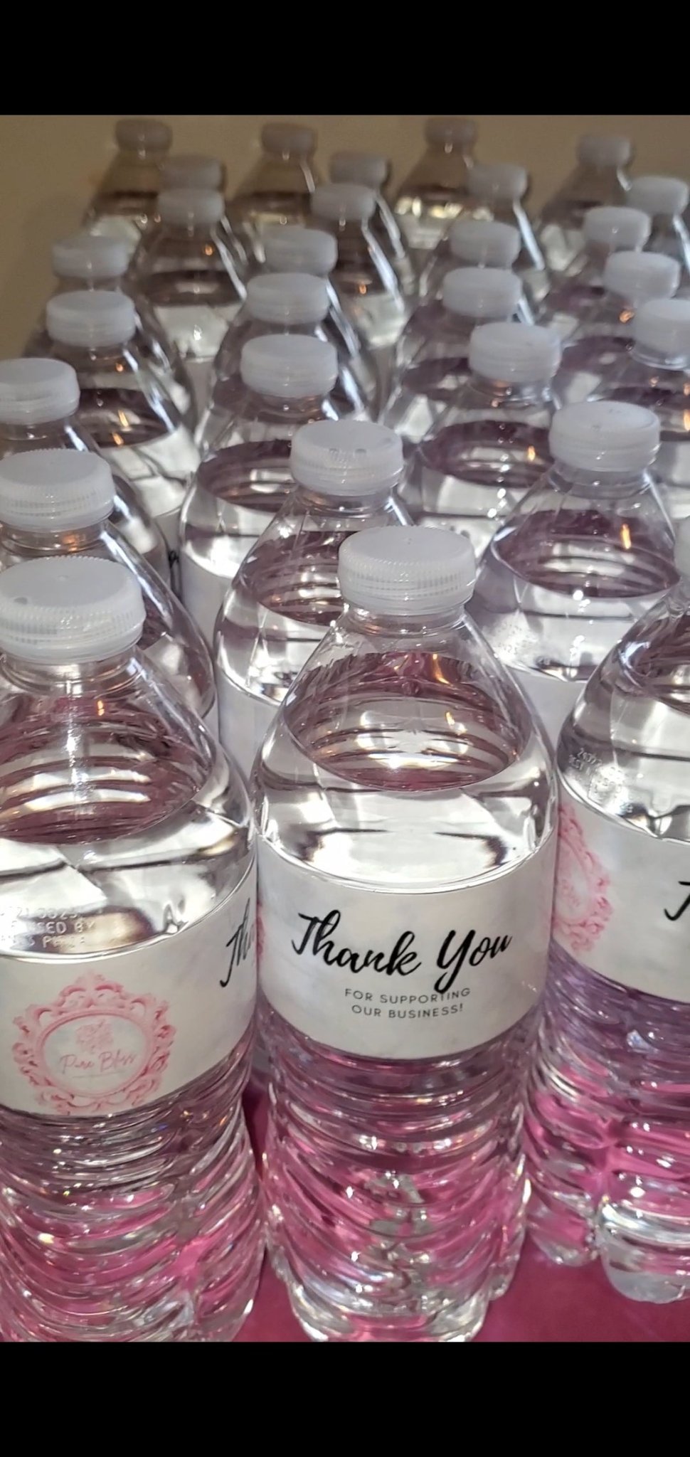 Custom bottles of water - Pureblissllc