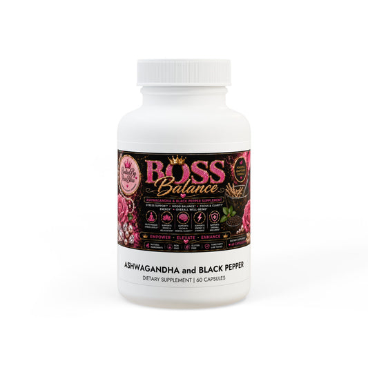 Ashwagandha and Black Pepper Supplement (60 capsules)