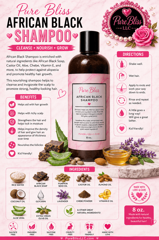 African Black Shampoo - Pureblissllc