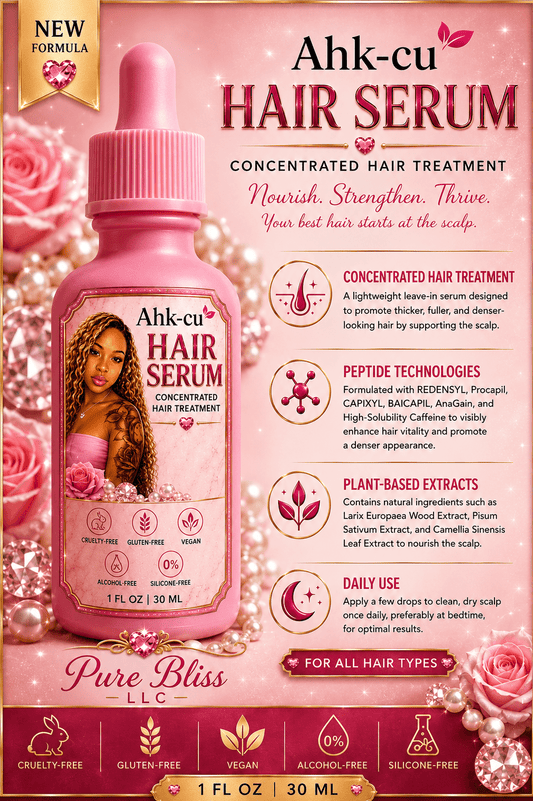 Ahk-cu hair serum - Pureblissllc