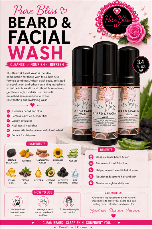 Beard & facial wash - Pureblissllc