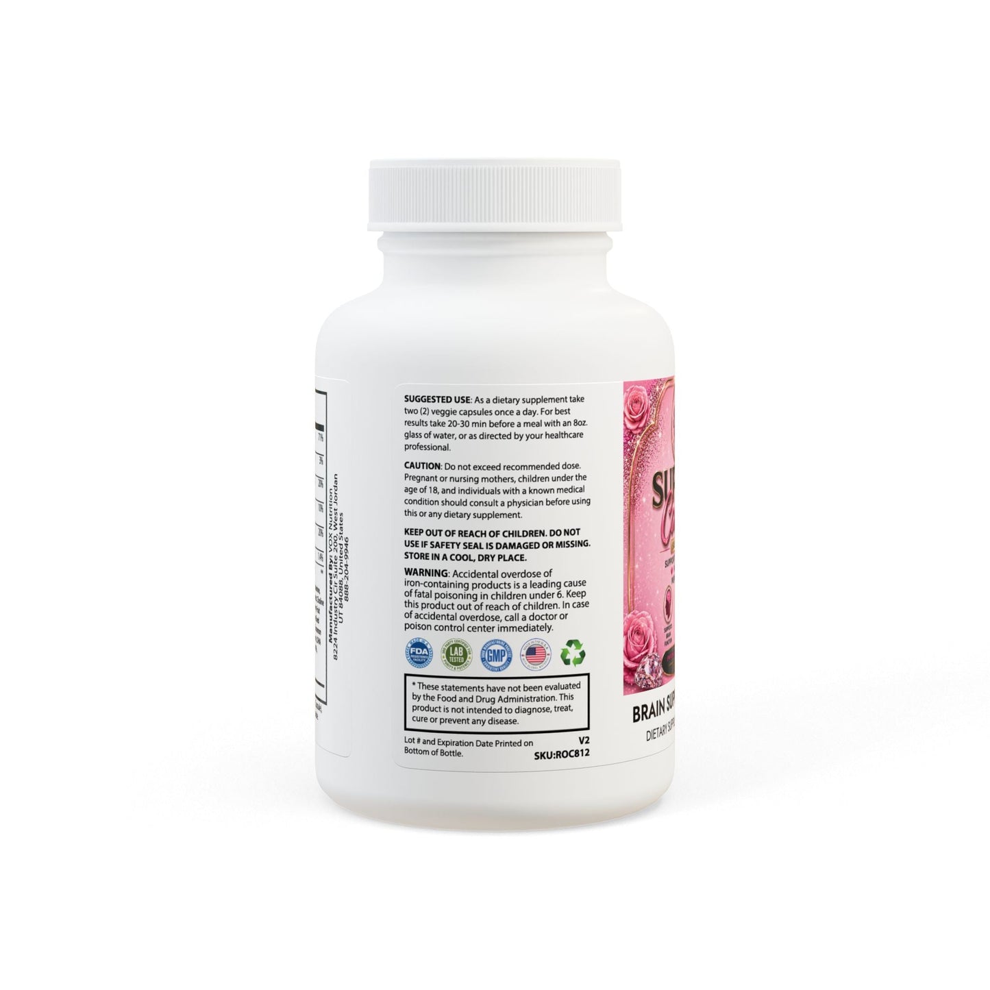 Brain Support Complex Supplement (60 Capsules) - Pureblissllc