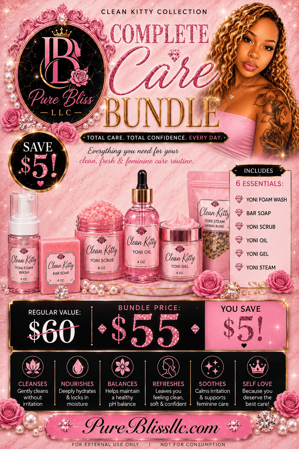 Clean Kitty yoni bundles - Pureblissllc
