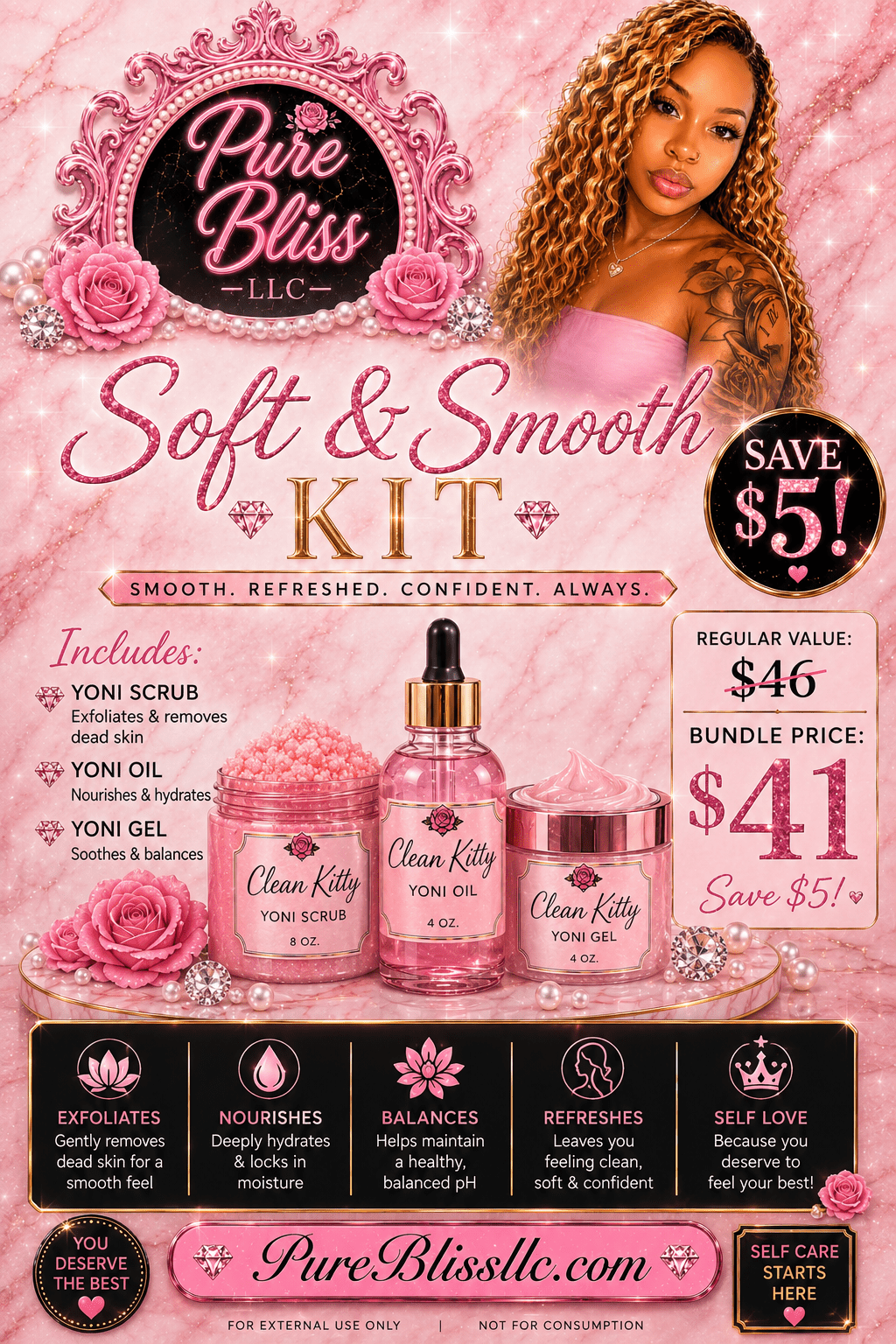 Clean Kitty yoni bundles - Pureblissllc