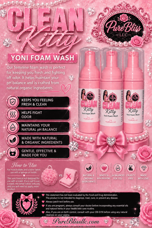 Clean Kitty Yoni foam wash - Pureblissllc