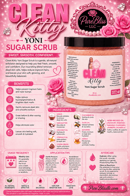 Clean Kitty Yoni scrub - Pureblissllc