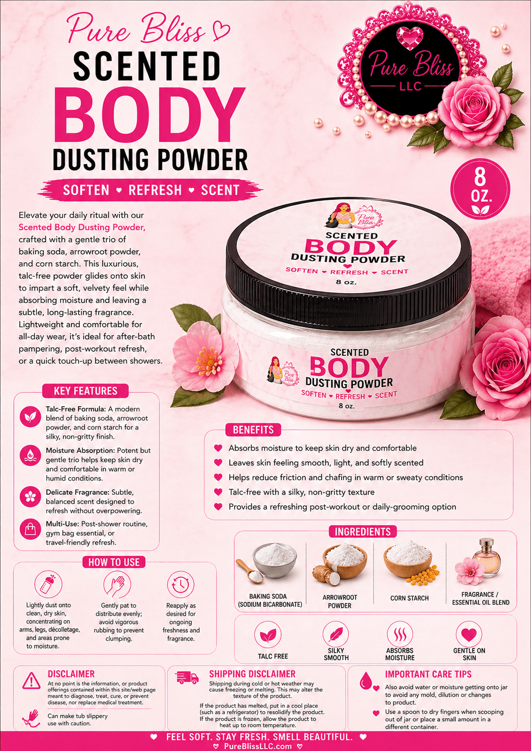 Dusting powders - Pureblissllc