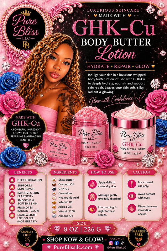 GHK - Cu butter lotion - Pureblissllc