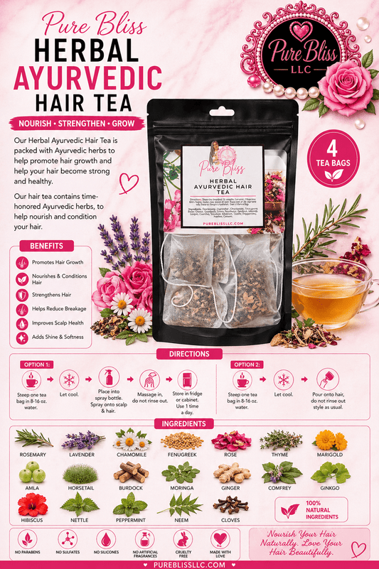 Herbal Ayurvedic Hair Tea - Pureblissllc