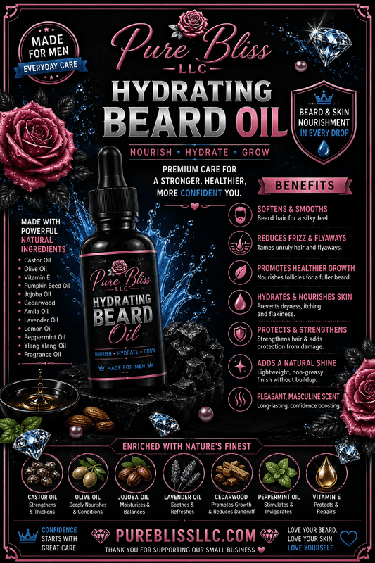Hydrating Beard oil - Pureblissllc