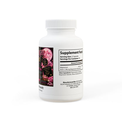 Magnesium Glycinate Supplement (60 Capsules) - Pureblissllc