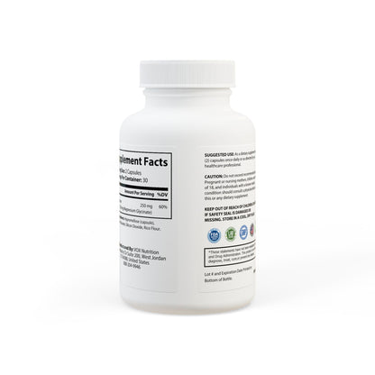 Magnesium Glycinate Supplement (60 Capsules) - Pureblissllc