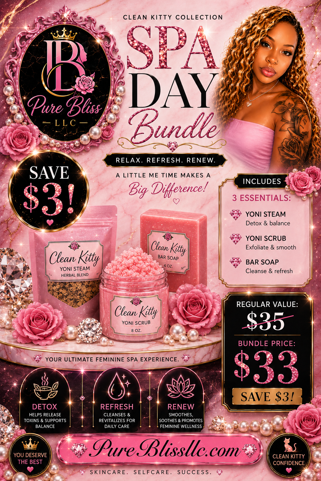Clean Kitty yoni bundles