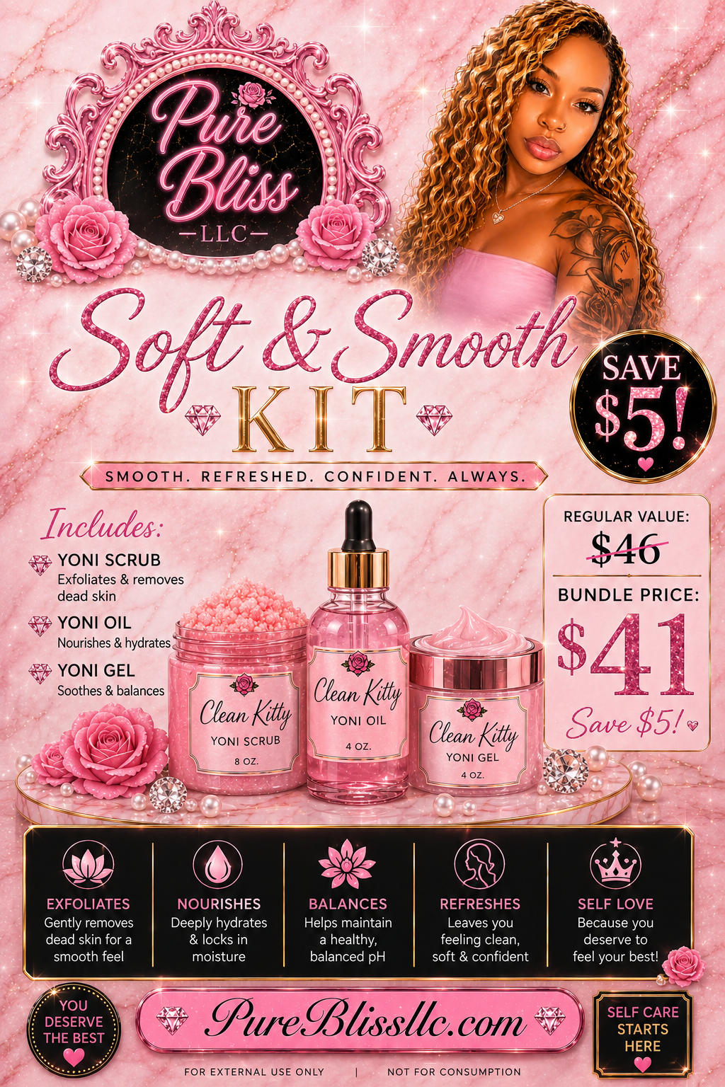 Clean Kitty yoni bundles