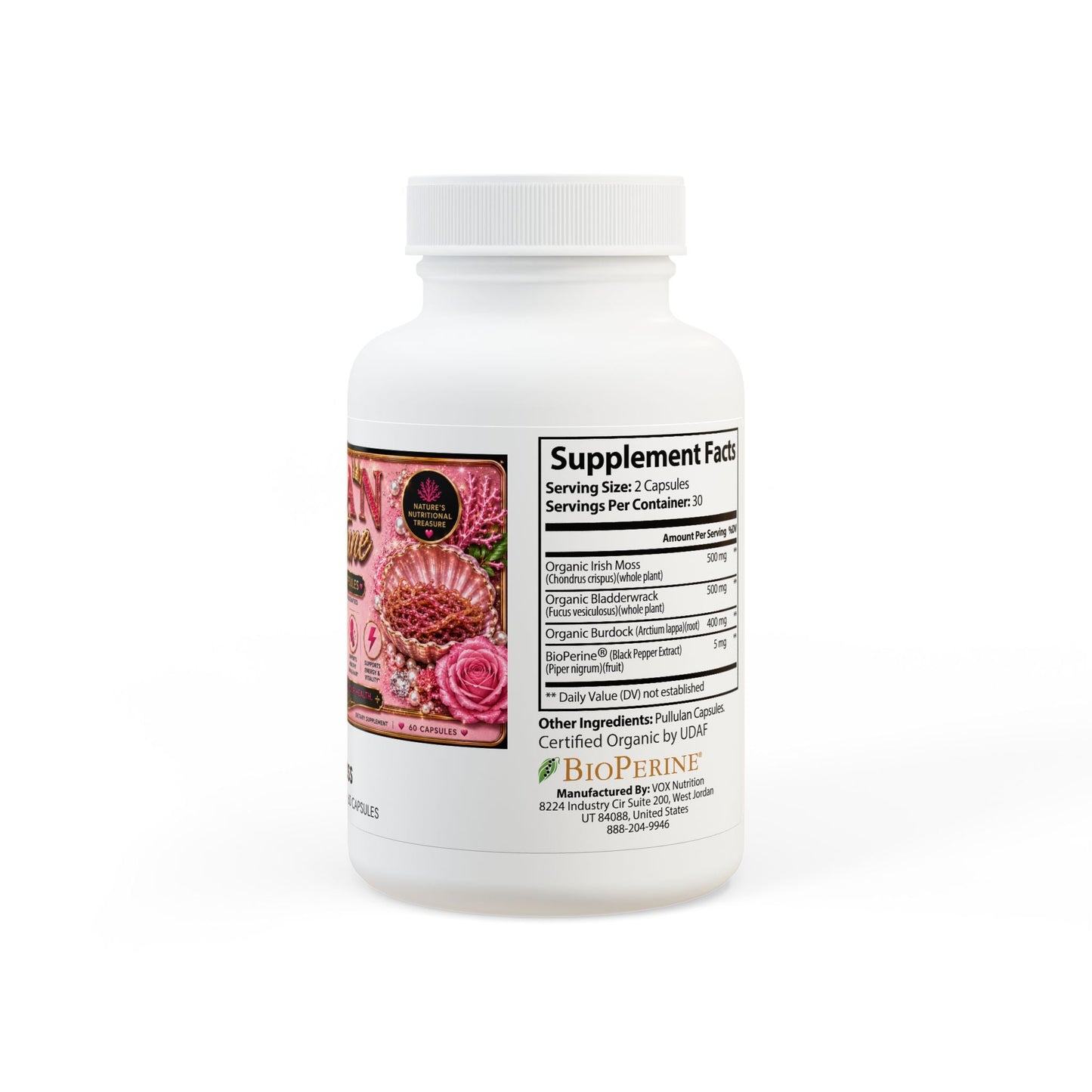 Sea Moss Supplement (60 Capsules) - Pureblissllc