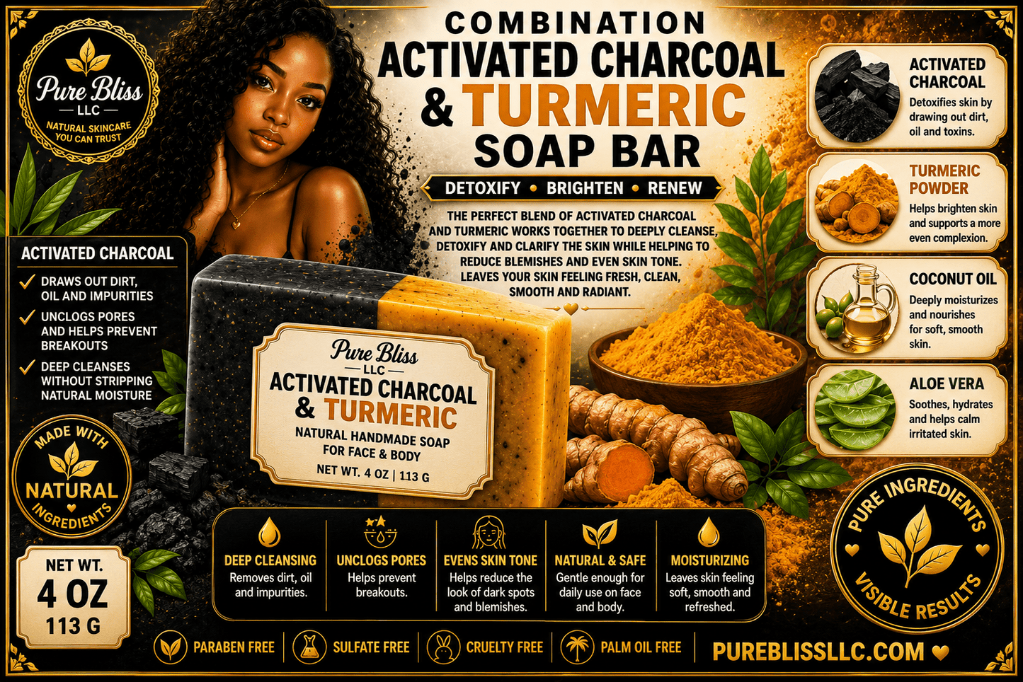 Specialty soap bars - Pureblissllc