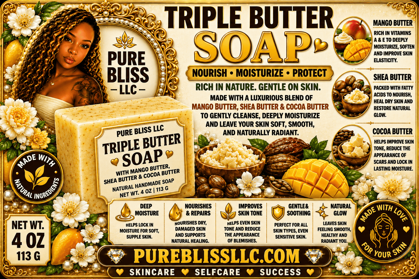 Specialty soap bars - Pureblissllc