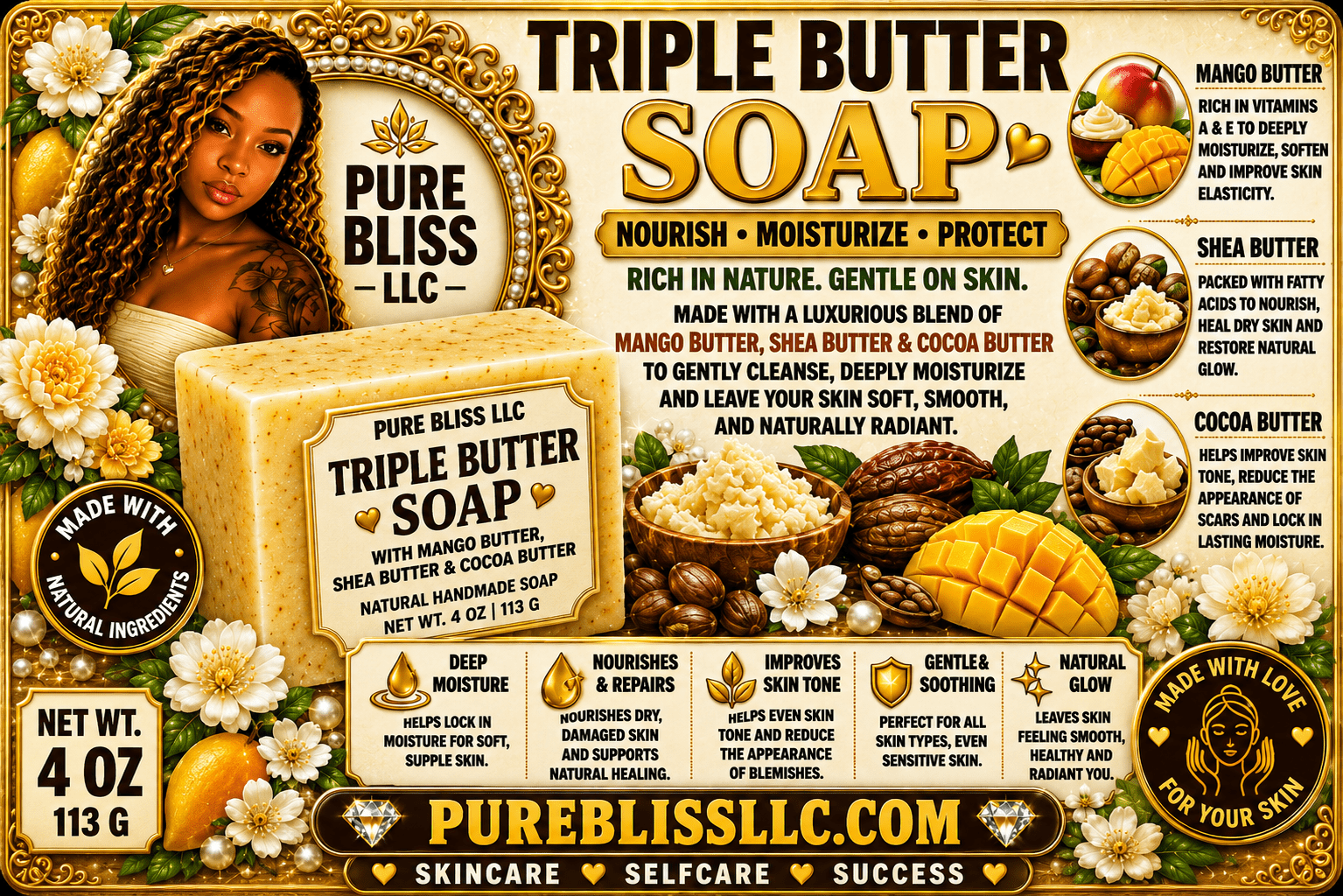 Specialty soap bars - Pureblissllc