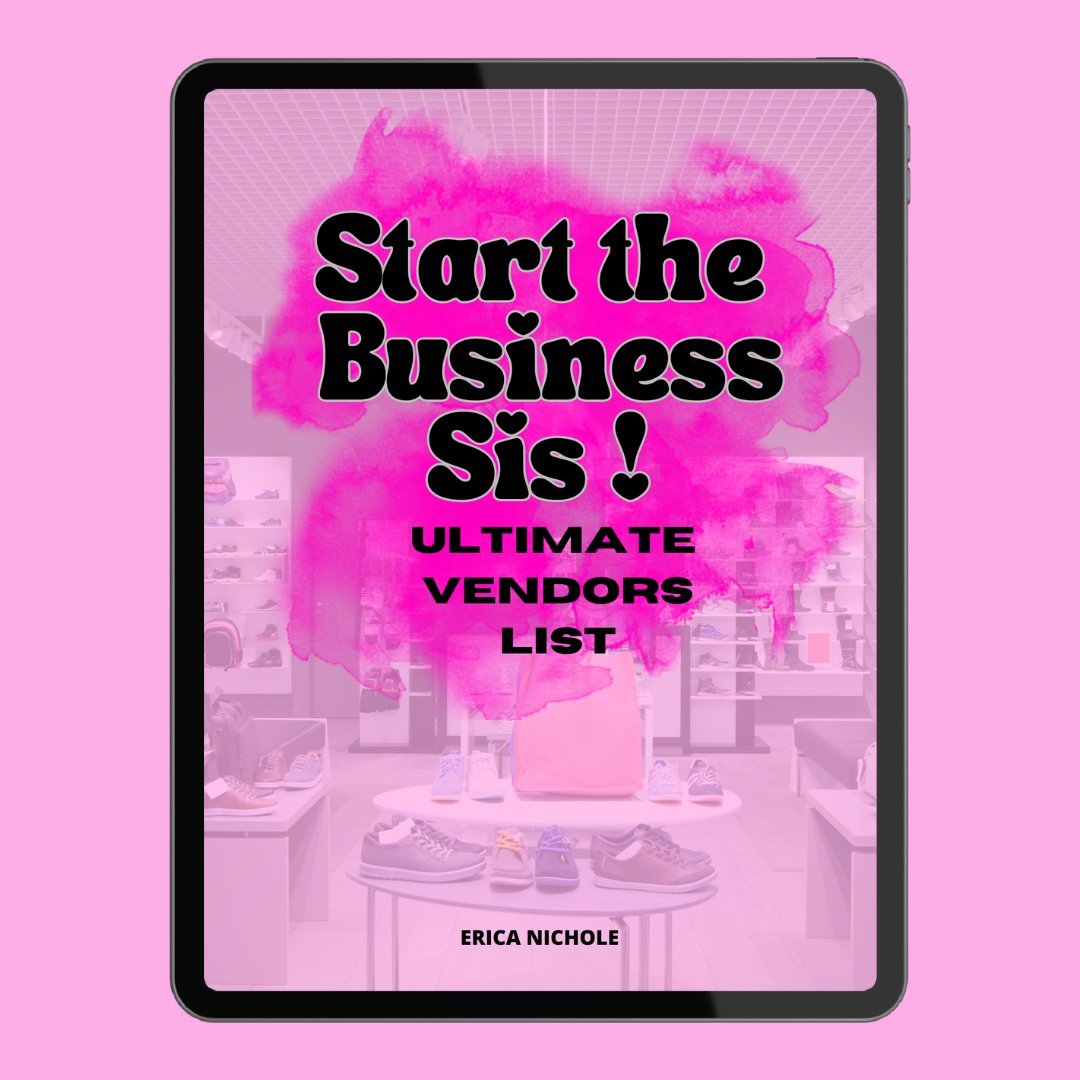 Start the business sis! - Pureblissllc