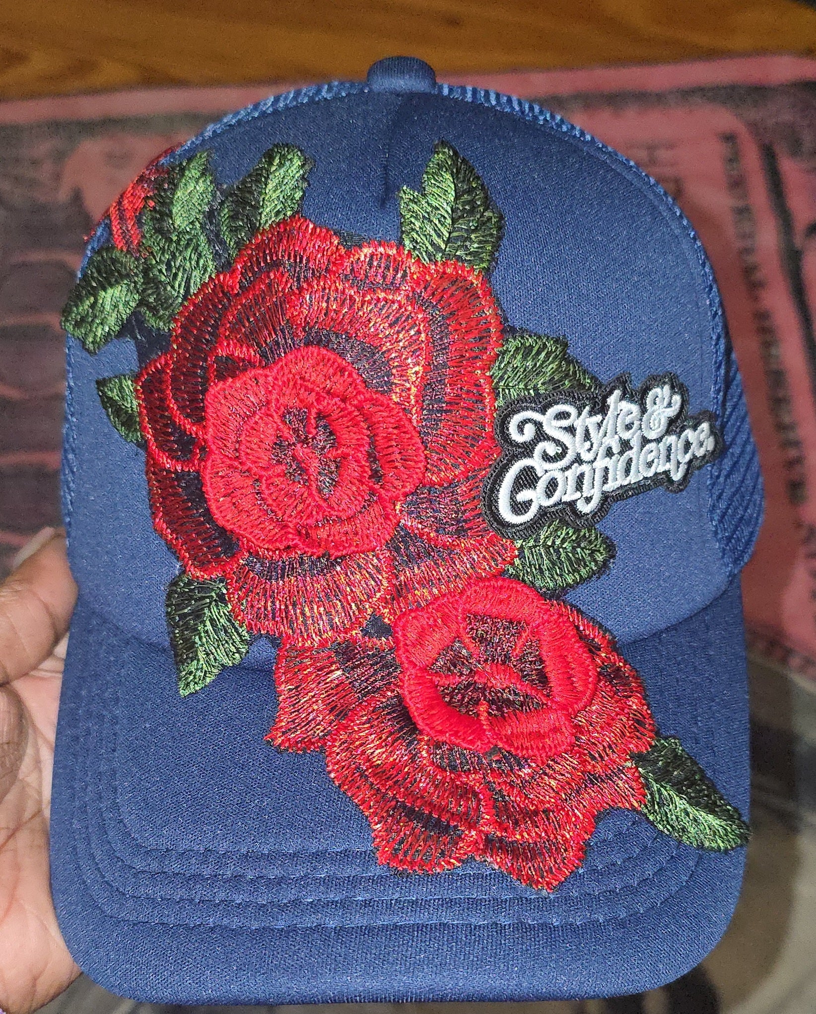 Style & confidence rose hat - Pureblissllc