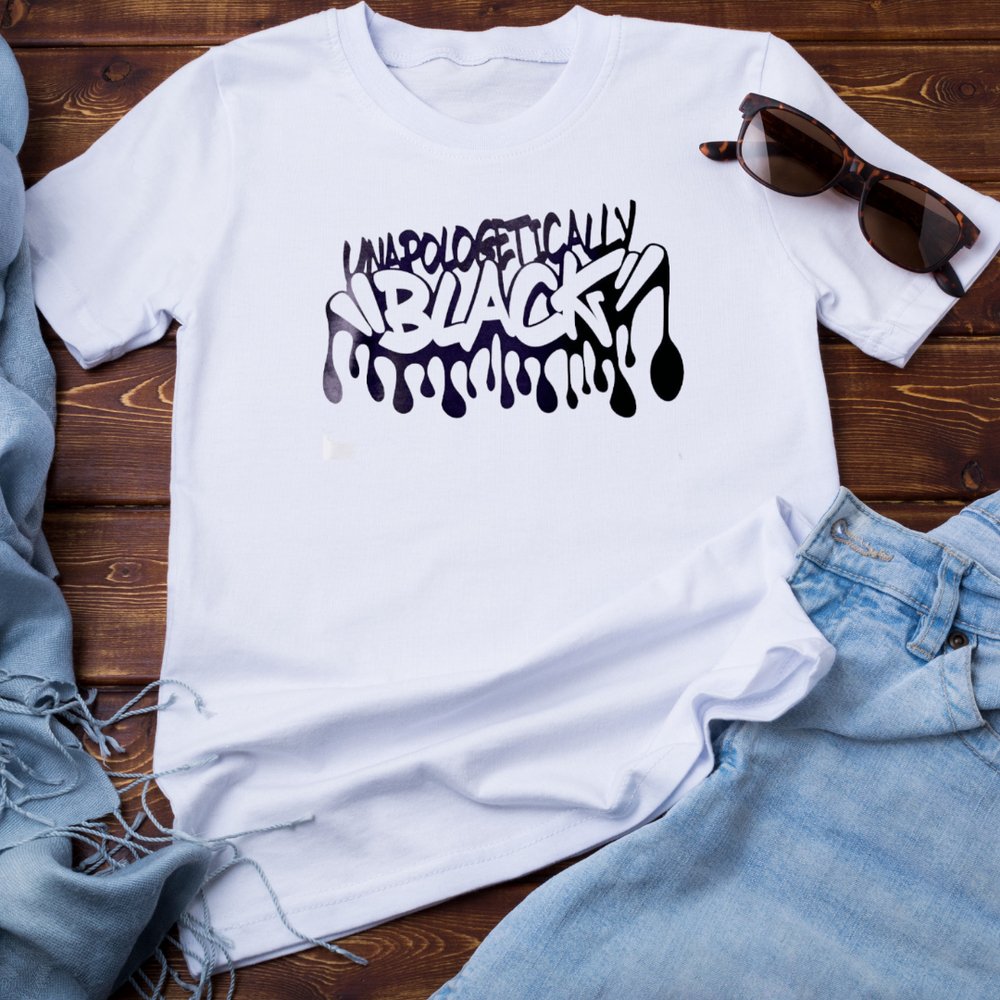 Unapologetically Black tee - Pureblissllc