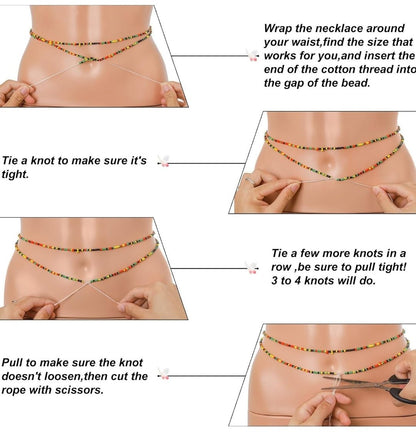 Waist Beads (tie on) - Pureblissllc