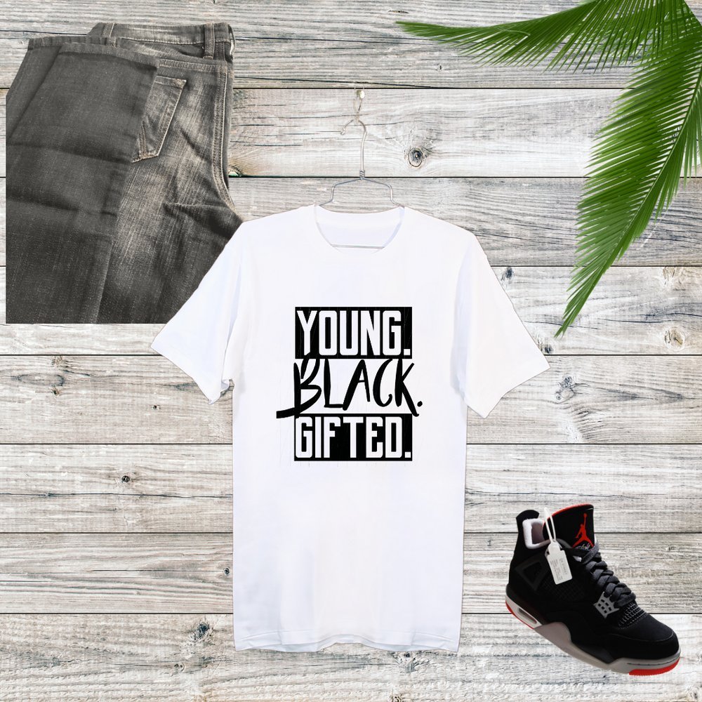 Young Black Gifted Tee - Pureblissllc